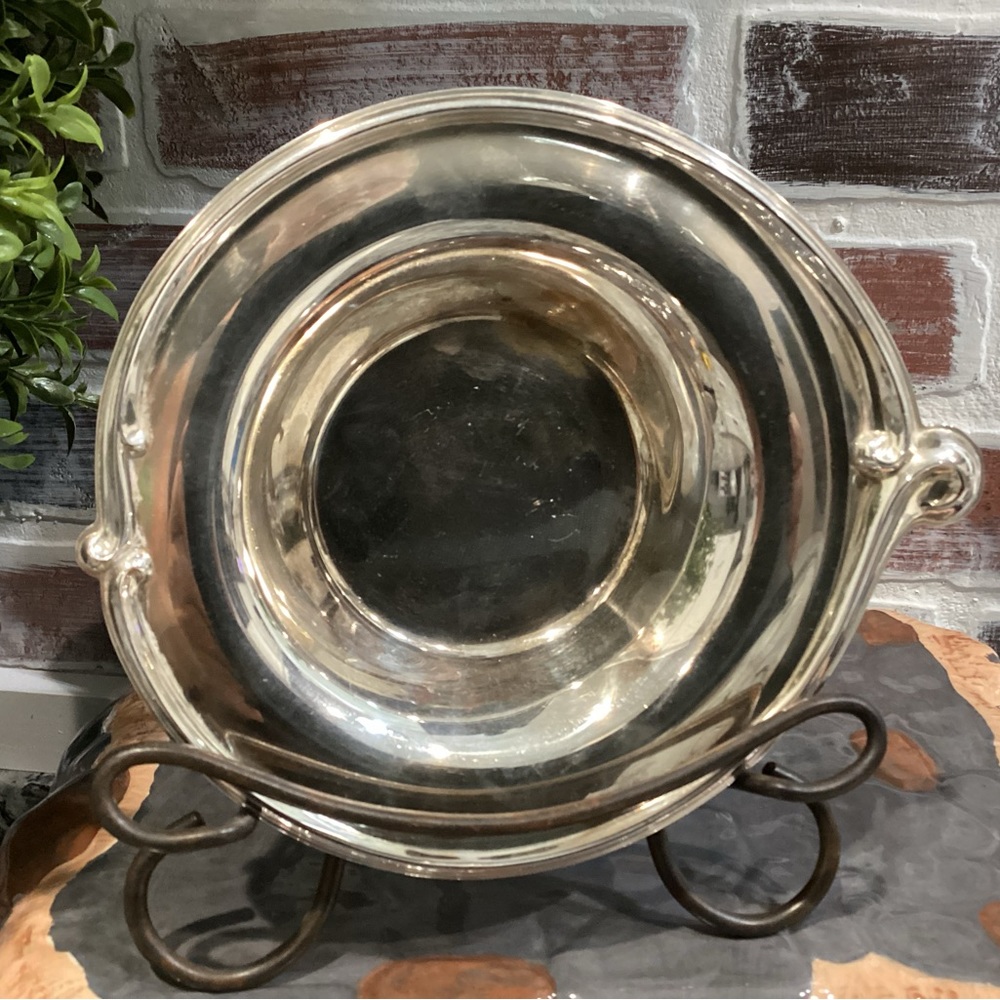 ⚫️ Vintage Silver Plated Serving Dish / Tray by International Silver Company